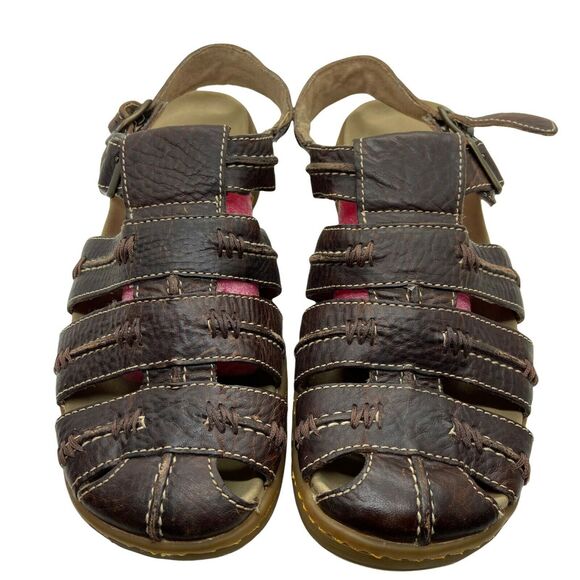 Dr. Martens Mens Brown Leather Fisherman Chunky Casual Comfort Sandals Size 11 M main image 9